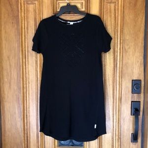 Element Waffle Knit Casual Shirt Dress